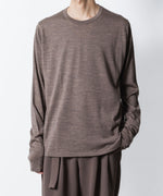 画像をギャラリービューアに読み込む, ATTACHMENT アタッチメントの× JOHN SMEDLEY MERINO EXTRAFINE WELTED CREW NECK L/S - D.CAMELの公式通販サイトsession福岡セレクトショップ

