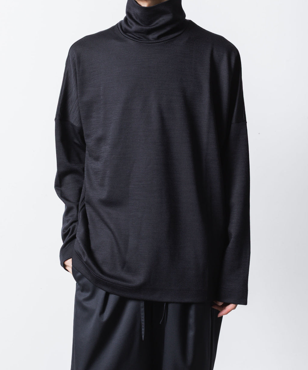 ATTACHMENT / EXCLUSIVE ITEM アタッチメントのWO/NYスムース ハイネックカットソー L/S - D.NAVYの公式通販サイトsession福岡セレクトショップ