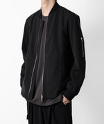 画像をギャラリービューアに読み込む, ATTACHMENT アタッチメントの別注SOLOTEX DOUBLE CLOTH SLIM FIT MA-1 - BLACKの公式通販サイトsession福岡セレクトショップ

