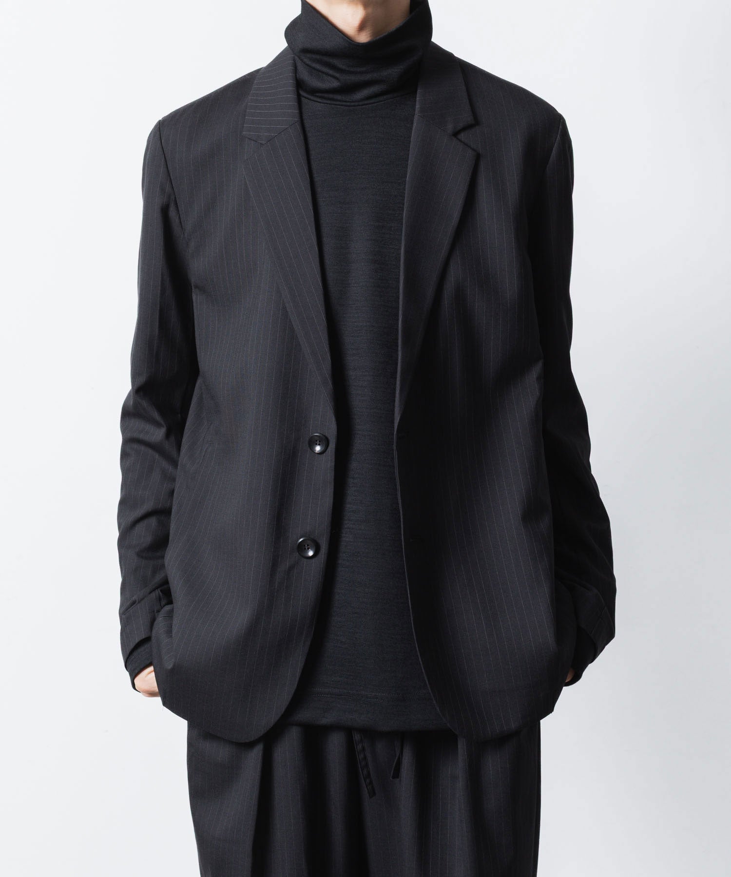 ATTACHMENT アタッチメントのT/W/SI STRETCH GABARDINE 2B JKT - S.BLACKの公式通販サイトsession福岡セレクトショップ