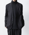 【 ATTACHMENT 】T/W/SI STRETCH GABARDINE 2B JKT - S.BLACK