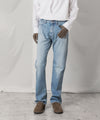 【 ATTACHMENT 】13OZ DENIM STRAIGHT JEANS - L.NAVY