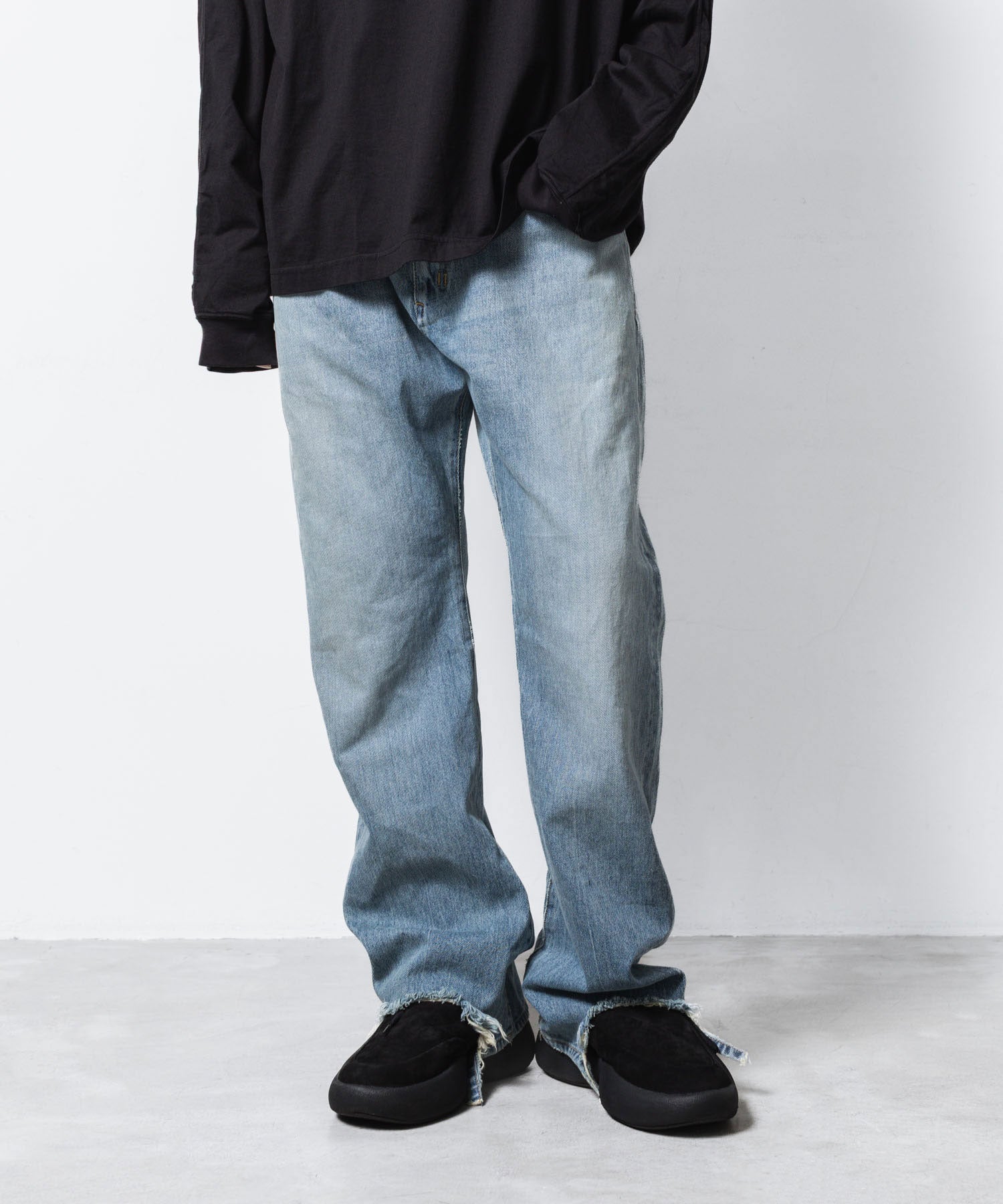 VEIN ヴェインの13OZ DENIM BOOT CUT TROUSERS - L.NAVYの公式通販サイトsession福岡セレクトショップ