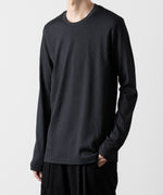 画像をギャラリービューアに読み込む, ATTACHMENT アタッチメントのPE STRETCH RIB SLIM FIT L/S TEE - D.GRAY 公式通販サイトsession福岡セレクトショップ
