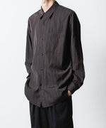 画像をギャラリービューアに読み込む, ATTACHMENT アタッチメントのCU/CO STRIPE TWILL L/S SHIRT - S.GRAYの公式通販サイトsession福岡セレクトショップ
