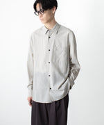 画像をギャラリービューアに読み込む, ATTACHMENT アタッチメントのWO/PE STRIPE L/S SHIRT - S.GRAYの公式通販サイトsession福岡セレクトショップ
