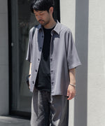 画像をギャラリービューアに読み込む, ATTACHMENT / EXCLUSIVE ITEMアタッチメントのPE LIGHT TROPICAL DOLMAN SLEEVE REGULAR COLLAR SHIRT S/S - L.GRAYの公式通販サイトsession福岡セレクトショップ
