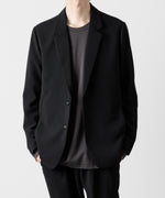 画像をギャラリービューアに読み込む, ATTACHMENT アタッチメントのPE STRETCH DOUBLE CLOTH 2B JACKET - BLACK 公式通販サイトsession福岡セレクトショップ
