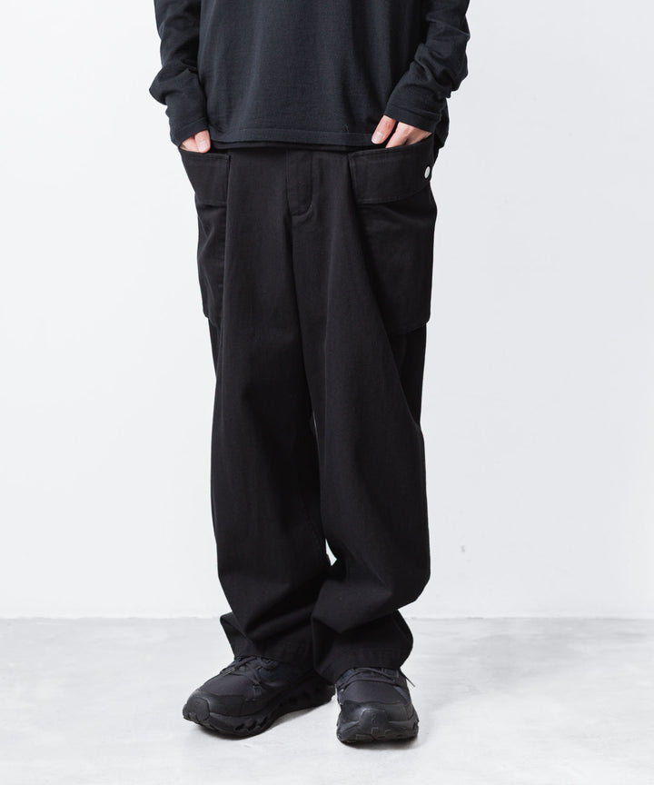 ATTACHMENT アタッチメントのCO NIDOM CLOTH M-43 FIELD TROUSERS - BLACKの公式通販サイトsession福岡セレクトショップ