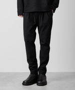 画像をギャラリービューアに読み込む, ATTACHMENT アタッチメントのNY/CO STRETCH JERSEY REGULAR FIT EASY TROUSERS - BLACK 公式通販サイトsession福岡セレクトショップ
