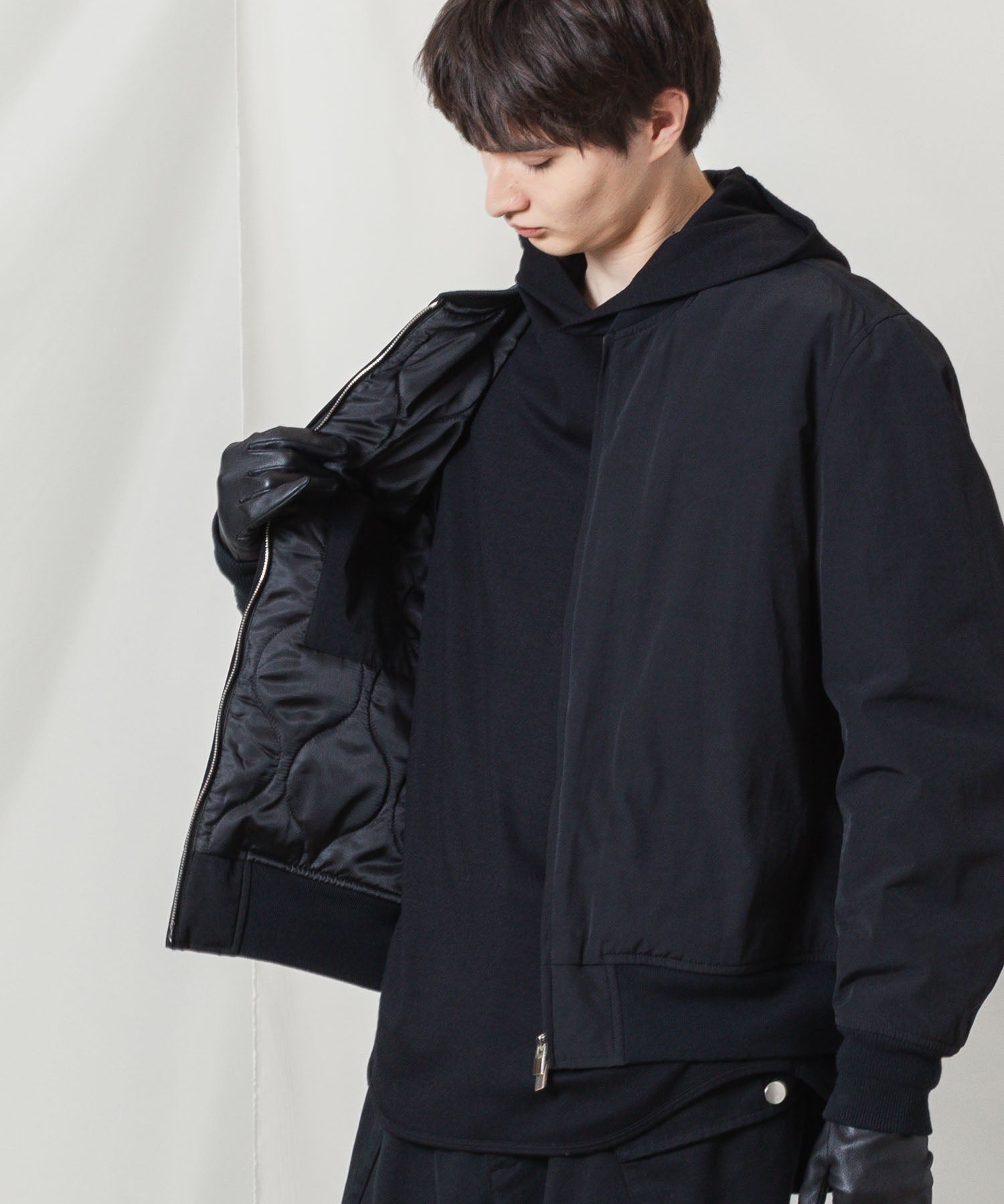 ATTACHMENT アタッチメントのCO/NY WEATHER CLOTH MA-1 - BLACKの公式通販サイトsession福岡セレクトショップ