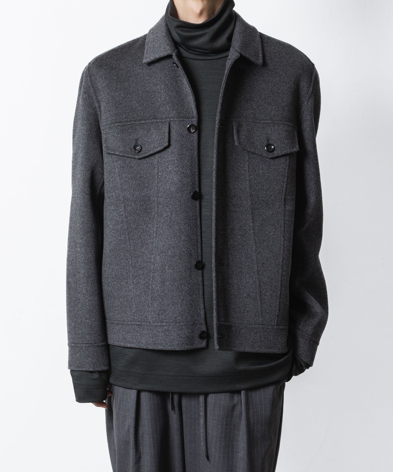 ATTACHMENT アタッチメントのWO/CA DOUBLE FACE BEAVER TRACKER JACKET - X.GRAYの公式通販サイトsession福岡セレクトショップ