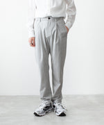 画像をギャラリービューアに読み込む, ATTACHMENT アタッチメントのWO/TA STRETCH TRO REGULAR FIT EASY TROUSERS - X.GRAYの公式通販サイトsession福岡セレクトショップ
