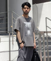 【 ATTACHMENT 】30//2 SUVIN JERSEY PRINT TEE - GRAY