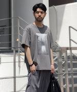 画像をギャラリービューアに読み込む, ATTACHMENT アタッチメントの30//2 SUVIN JERSEY PRINT TEE - GRAYの公式通販サイトsession福岡セレクトショップ
