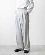 画像をギャラリービューアに読み込む, ATTACHMENT アタッチメントのPE/CO/LI DRY TWILL WIDE TROUSERS - L.GRAYの公式通販サイトsession福岡セレクトショップ
