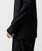 画像をギャラリービューアに読み込む, ATTACHMENT アタッチメントのPE STRETCH RIB SLIM FIT L/S TEE - BLACK 公式通販サイトsession福岡セレクトショップ
