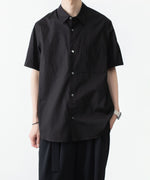 画像をギャラリービューアに読み込む, ATTACHMENT アタッチメントの140/2 GIZA BROAD S/S SHIRT - BLACKの公式通販サイトsession福岡セレクトショップ

