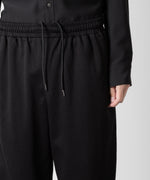 画像をギャラリービューアに読み込む, ATTACHMENT アタッチメントのCOTTON DOUBLE FACE LOUNGE TROUSERS - BLACK  公式通販サイトsession福岡セレクトショップ
