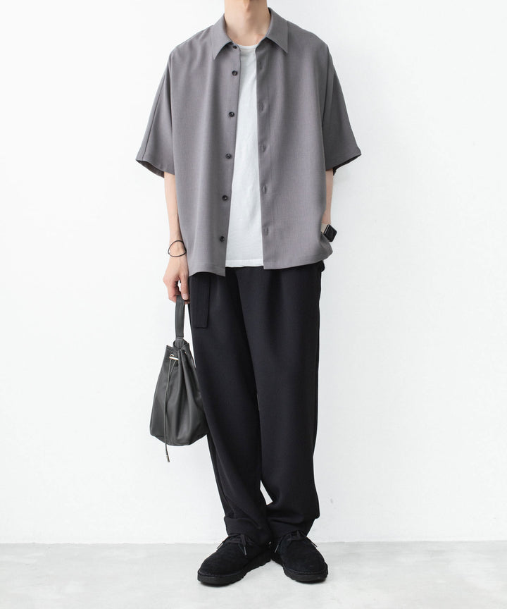 ATTACHMENT / EXCLUSIVE ITEMアタッチメントのPE LIGHT TROPICAL DOLMAN SLEEVE REGULAR COLLAR SHIRT S/S - L.GRAYの公式通販サイトsession福岡セレクトショップ