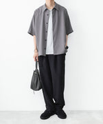 画像をギャラリービューアに読み込む, ATTACHMENT / EXCLUSIVE ITEMアタッチメントのPE LIGHT TROPICAL DOLMAN SLEEVE REGULAR COLLAR SHIRT S/S - L.GRAYの公式通販サイトsession福岡セレクトショップ
