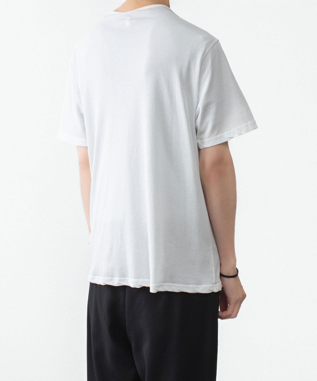 ATTACHMENT アタッチメントの100/3 HIGH TWIST JERSEY SLIM FIT S/S TEE - WHITEの公式通販サイトsession福岡セレクトショップ