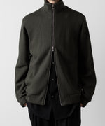 画像をギャラリービューアに読み込む, ato(アトウ)のSTAND COLLAR ZIP CARDIGAN  - KHAKI公式通販サイトsession福岡セレクトショップ
