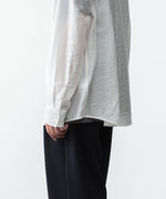 画像をギャラリービューアに読み込む, ATTACHMENT アタッチメントのLY/SI LAWN PATCH POCKET OPEN COLLAR L/S SHIRT - WHITEの公式通販サイトsession福岡セレクトショップ
