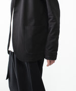 画像をギャラリービューアに読み込む, ATTACHMENT / EXCLUSIVE ITEMアタッチメントのCOTTON DOUBLE FACE STOLE CARDIGAN - BLACKの公式通販サイトsession福岡セレクトショップ
