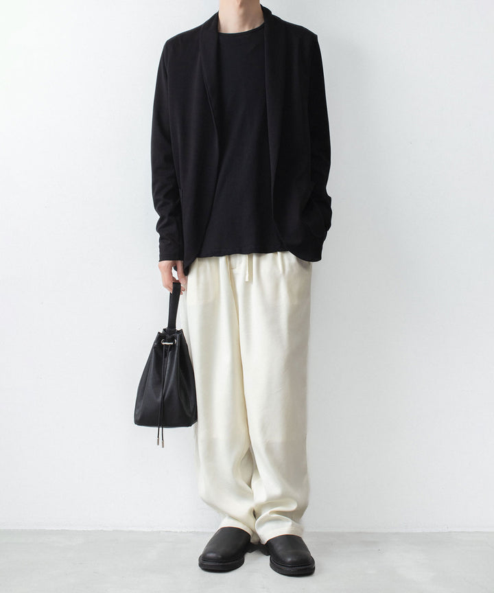 ATTACHMENT アタッチメントのCU/PE FIBRIL SATIN EASY TROUSERS - OFF WHITEの公式通販サイトsession福岡セレクトショップ