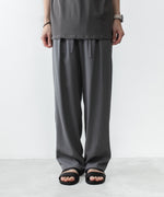 画像をギャラリービューアに読み込む, ATTACHMENT アタッチメントの2/90 WO TWIST TWILL EASY TROUSERS - GRAYの公式通販サイトsession福岡セレクトショップ
