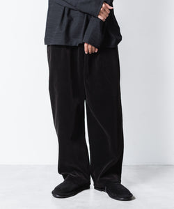 ATTACHMENT /アタッチメント】FINX CO CORDUROY 1TUCK WIDE TROUSERS