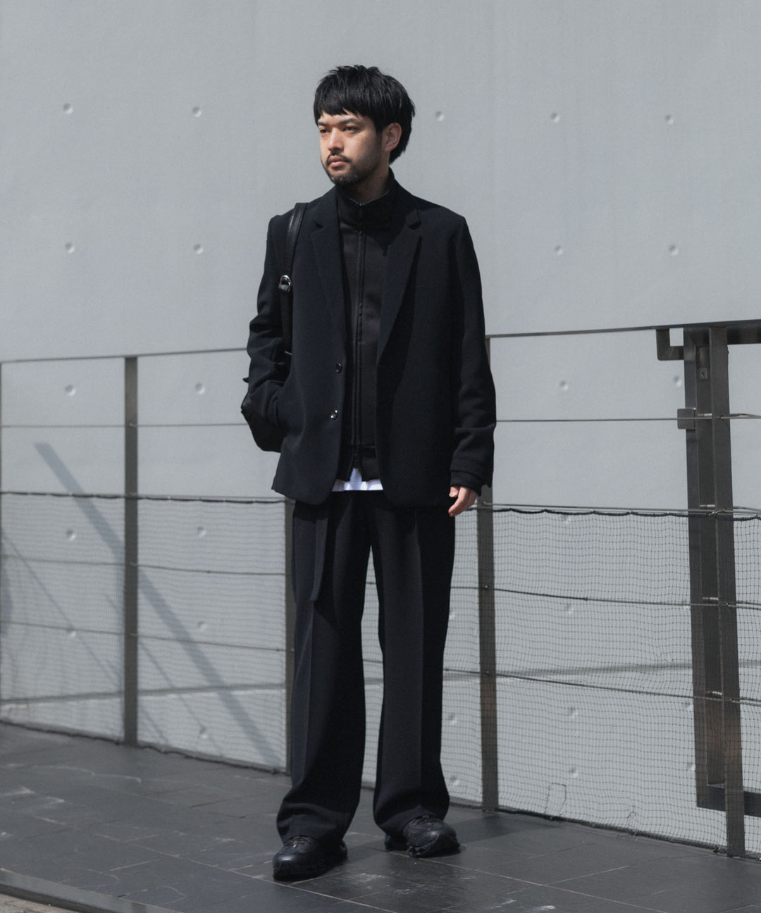 ATTACHMENT アタッチメントのPE STRETCH DOUBLE CLOTH 2B JKT - BLACKの公式通販サイトsession福岡セレクトショップ