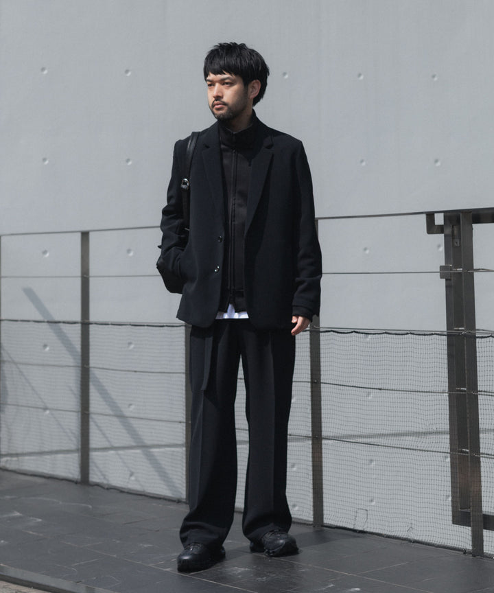 ATTACHMENT アタッチメントのPE STRETCH DOUBLE CLOTH 2B JKT - BLACKの公式通販サイトsession福岡セレクトショップ