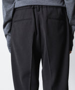 画像をギャラリービューアに読み込む, VEIN ヴェインのPE KERSEY 1TUCK TROUSERS - BLACKの公式通販サイトsession福岡セレクトショップ
