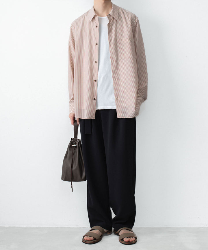 ATTACHMENT アタッチメントのWO/PE STRIPE L/S SHIRT - S.REDの公式通販サイトsession福岡セレクトショップ
