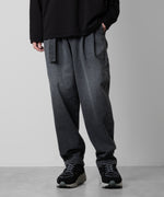 画像をギャラリービューアに読み込む, 【ATTACHMENT】ATTACHMENT アタッチメントの11oz DENIM BELTED TAPERED FIT TROUSERS - BLACK 公式通販サイトsession福岡セレクトショップ
