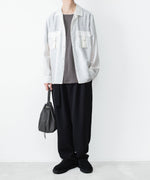 画像をギャラリービューアに読み込む, ATTACHMENT アタッチメントのLY/SI LAWN PATCH POCKET OPEN COLLAR L/S SHIRT - WHITEの公式通販サイトsession福岡セレクトショップ
