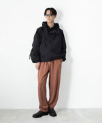 画像をギャラリービューアに読み込む, ATTACHMENT アタッチメントのCOTTON DOUBLE FACE LOUNGE TROUSERS - BROWNの公式通販サイトsession福岡セレクトショップ
