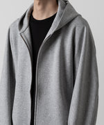 画像をギャラリービューアに読み込む, ATTACHMENT アタッチメントのCO/PE DOUBLE KNIT ZIP UP HOODIE - X.GRAY 公式通販サイトsession福岡セレクトショップ
