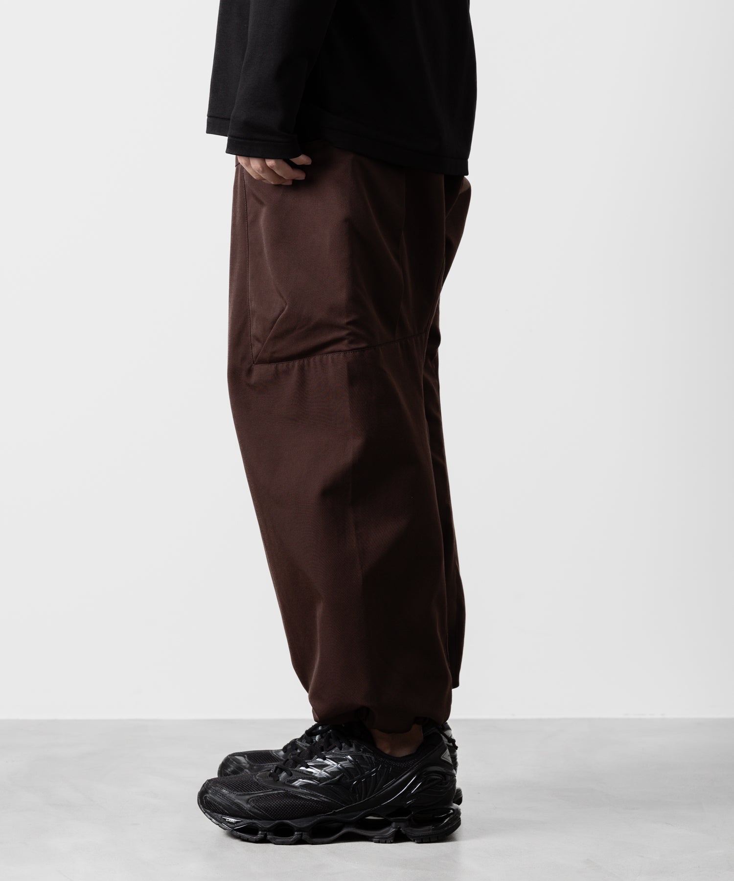 ATTACHMENT アタッチメントのNY/CO TWILL WIDE CARGO TROUSERS - BORDEAUX 公式通販サイトsession福岡セレクトショップ