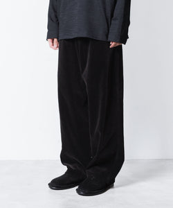 ATTACHMENT /アタッチメント】FINX CO CORDUROY 1TUCK WIDE TROUSERS