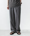 【 ATTACHMENT 】2/90 WO TWIST TWILL EASY TROUSERS - GRAY