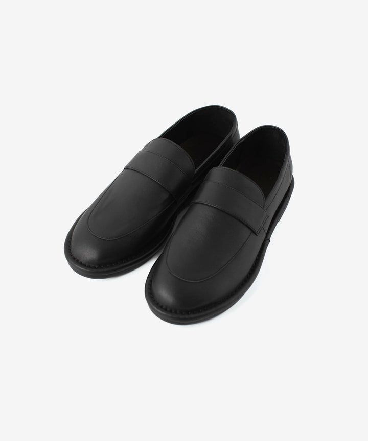 ATTACHMENT アタッチメントのSMOOTH LEATHER LOAFER - BLACKの公式通販サイトsession福岡セレクトショップ