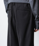 画像をギャラリービューアに読み込む, VEIN ヴェインのPE KERSEY 1TUCK TROUSERS - BLACKの公式通販サイトsession福岡セレクトショップ
