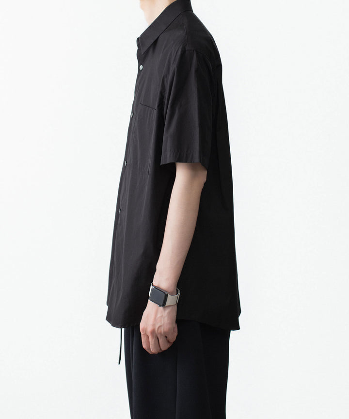 ATTACHMENT アタッチメントの140/2 GIZA BROAD S/S SHIRT - BLACKの公式通販サイトsession福岡セレクトショップ