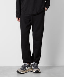 ATTACHMENT アタッチメントのSOFT CLASSIC TERRY SWEAT PANTS - BLACKの公式通販サイトsession福岡セレクトショップ