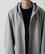 画像をギャラリービューアに読み込む, ATTACHMENT アタッチメントのCO/PE DOUBLE KNIT ZIP UP HOODIE - X.GRAY 公式通販サイトsession福岡セレクトショップ
