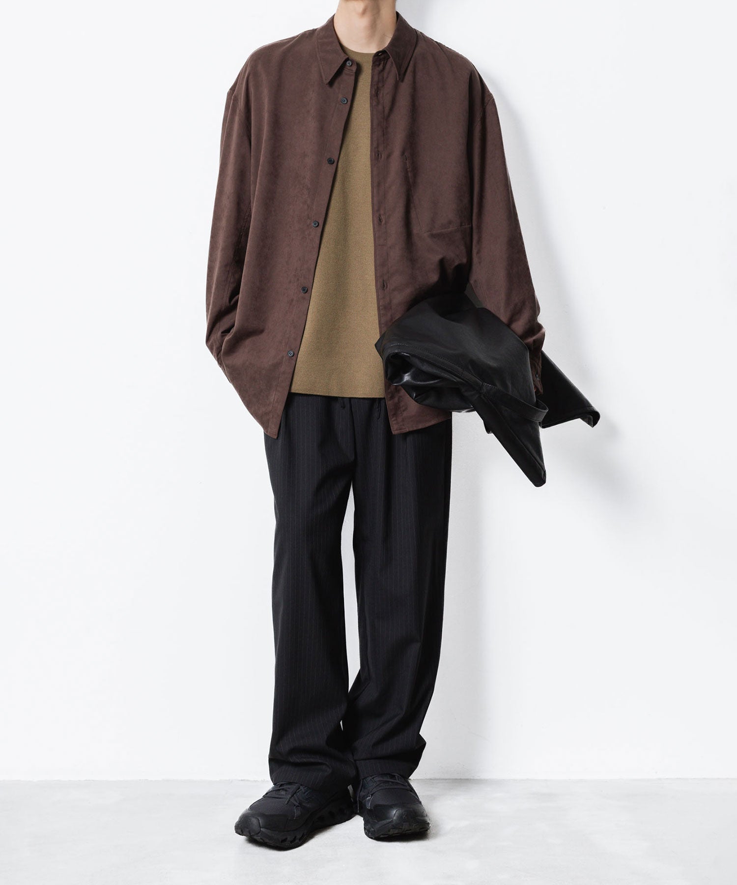 ATTACHMENT アタッチメントのWOxPE DOUBLE FACE KNIT CREW NECK PULLOVER - KHAKIの公式通販サイトsession福岡セレクトショップ