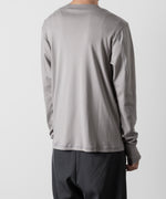 画像をギャラリービューアに読み込む, ATTACHMENT アタッチメントのSVIN CO RIB HENLEY NECK L/S TEE - GRAY 公式通販サイトsession福岡セレクトショップ
